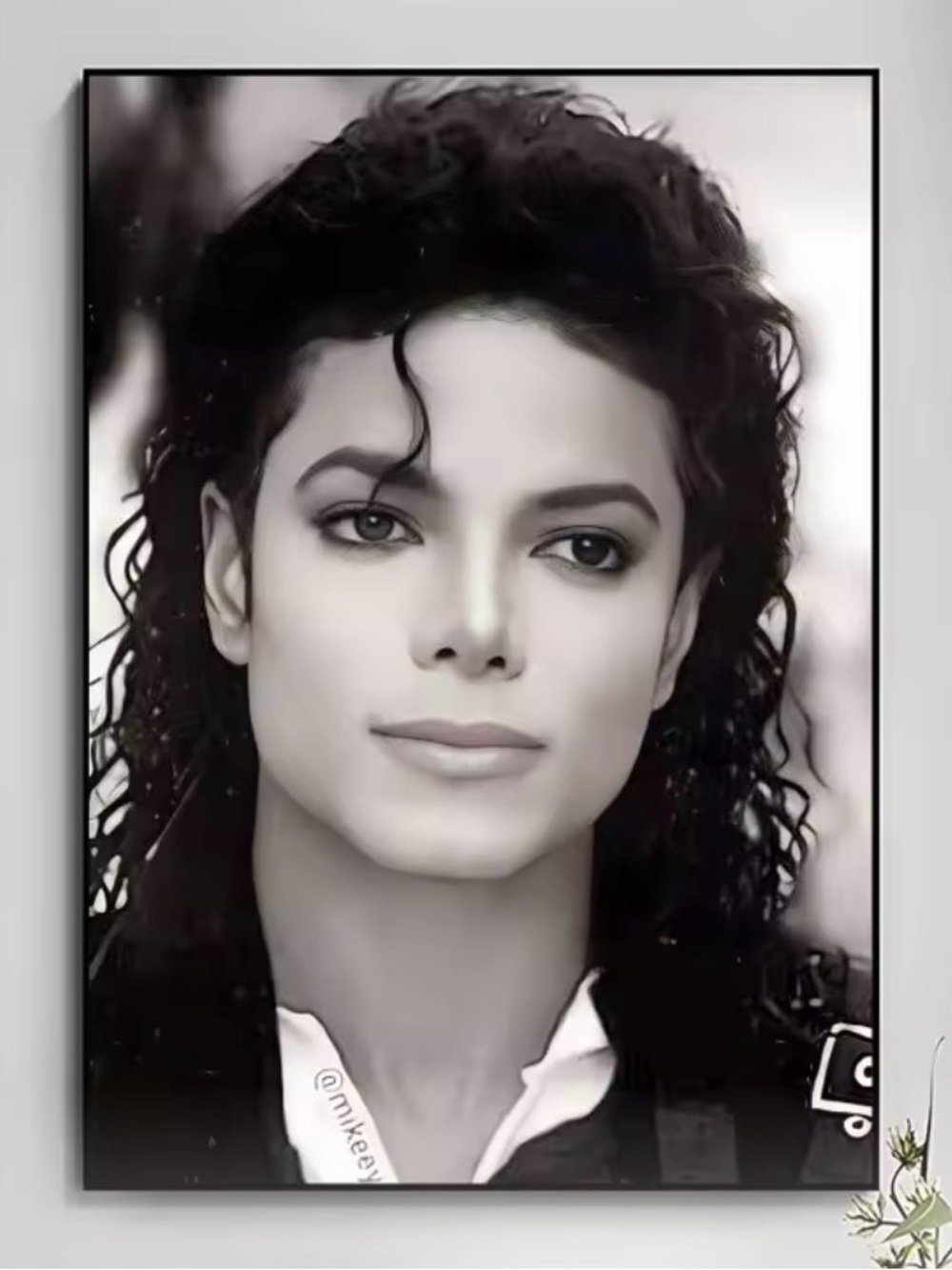 Black and White Portrait Art Print